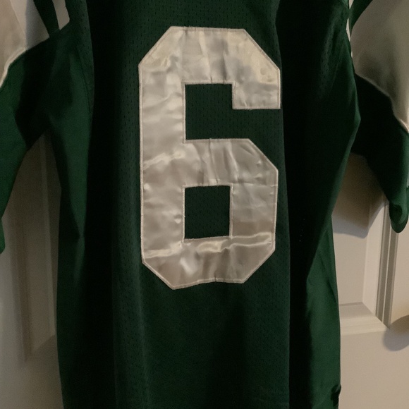 New York Jets NFL Throwback Jersey Mark Sanchez Size 50 Reebok - Picture 9 of 11
